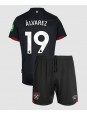 Billige West Ham United Edson Alvarez #19 Bortedraktsett Barn 2024-25 Kortermet (+ Korte bukser)